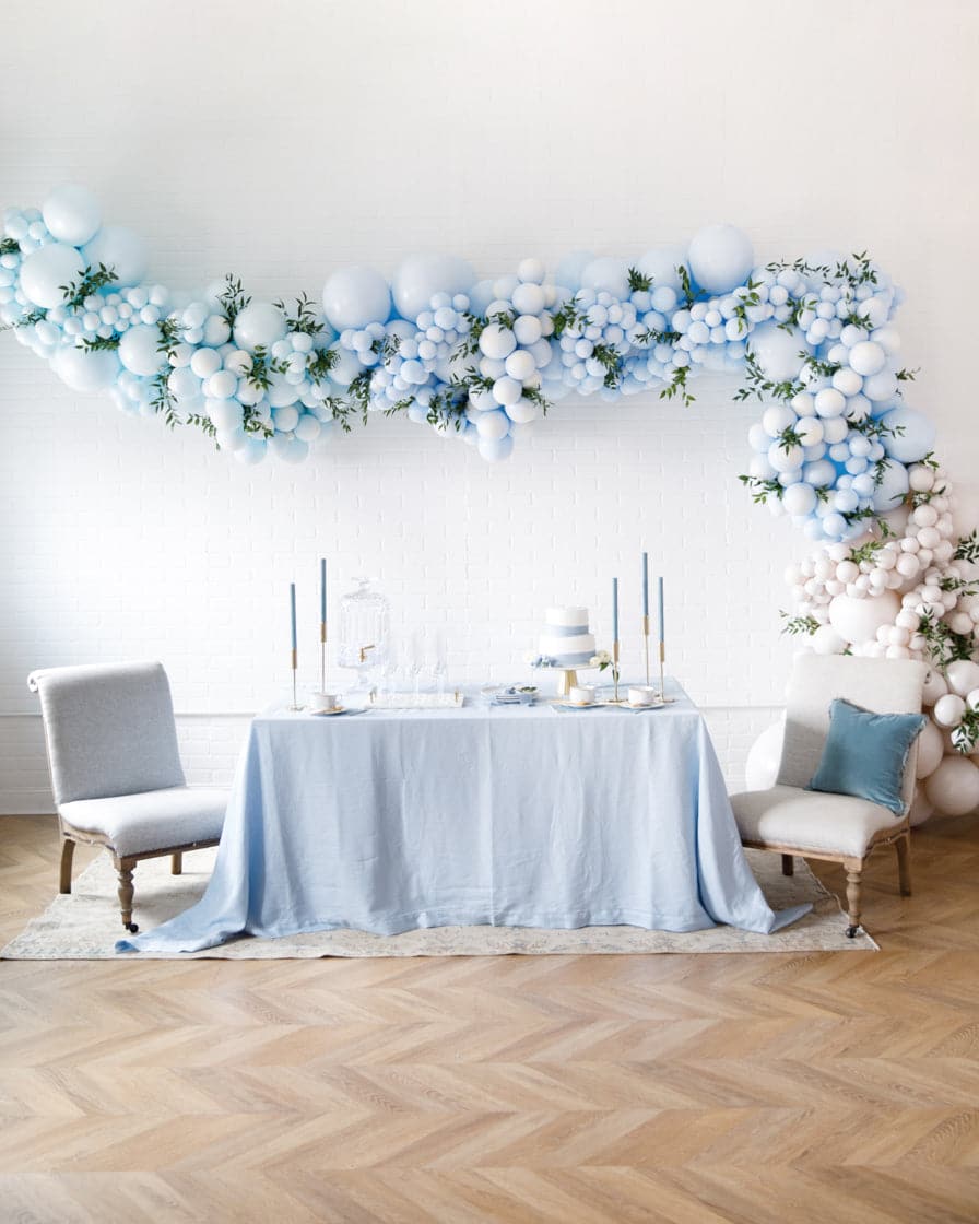 Provence – Balloon Garland Install Piece with Greenery | Rental