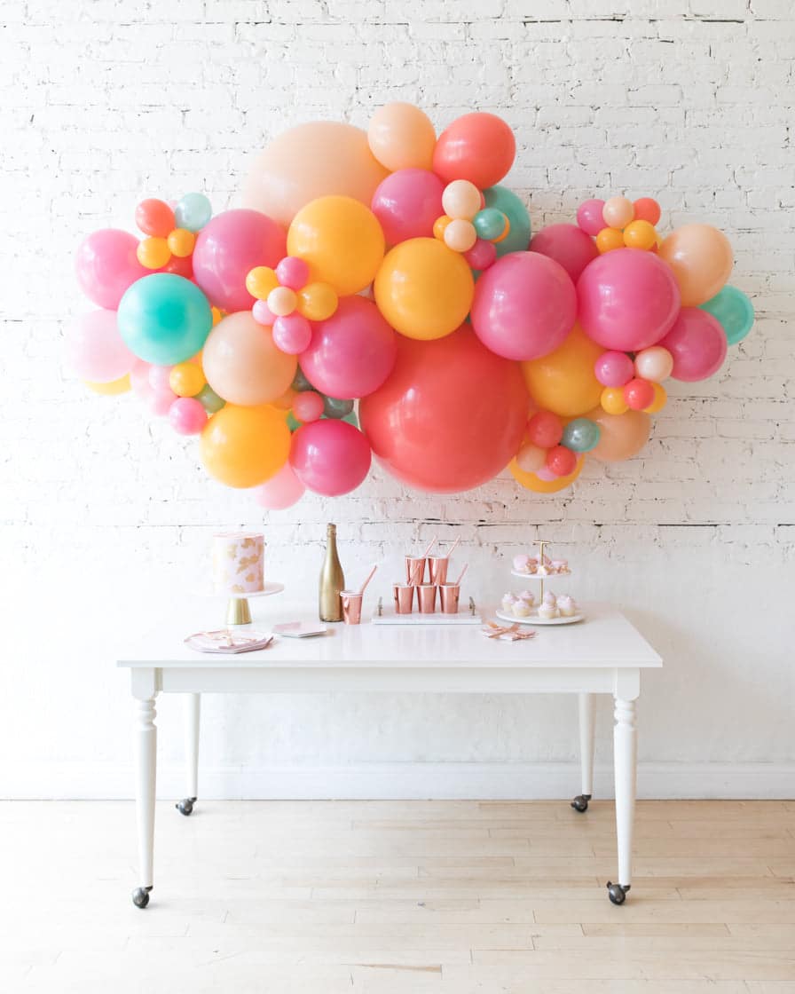 Colorful Bloom – Backdrop Balloon Garland Install Piece | Rental Colorful Bloom – Backdrop Balloon Garland Install Piece | Rental
