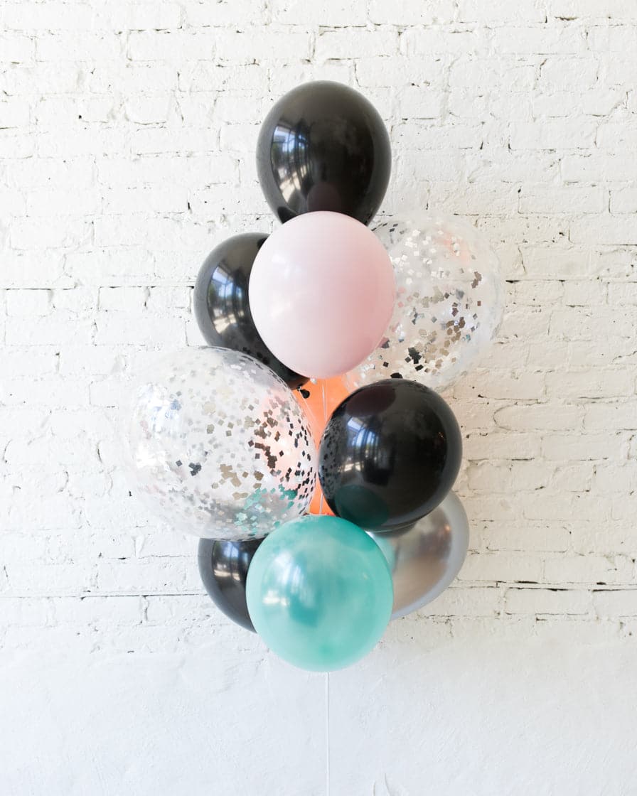 Halloween Theme – Confetti and 11in Balloons – bouquet of 10 | Rental Halloween Theme – Confetti and 11in Balloons – bouquet of 10 | Rental