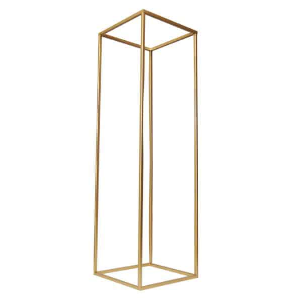 DecoStar™ Metal Collapsing Frame for Limitless Decor Options – Soft Matte Gold | Rental