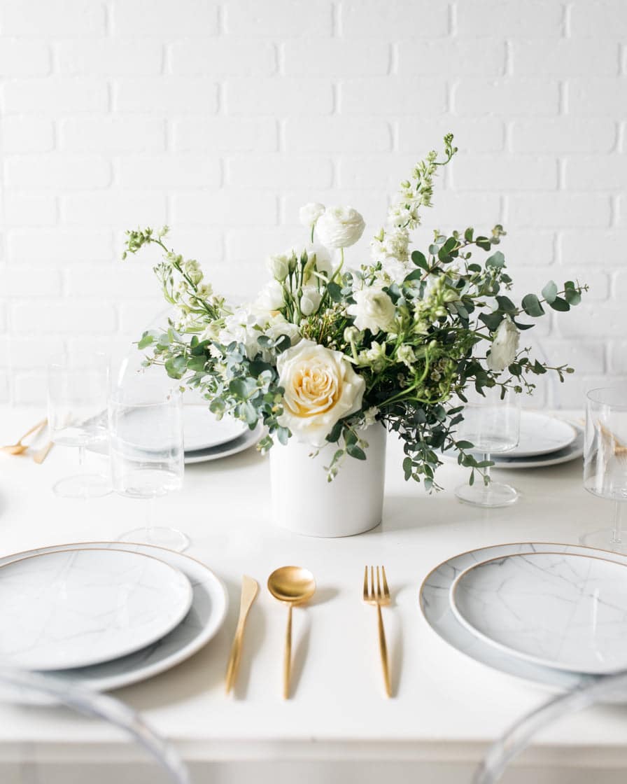 Botanical – Floral Arrangement – Medium (set of 3) | Rental