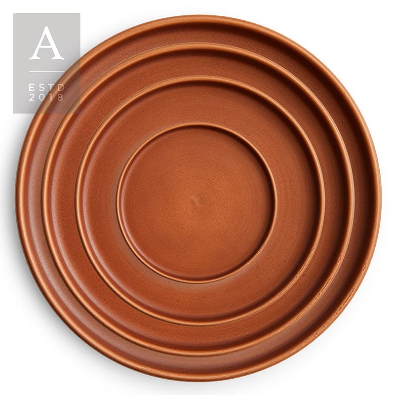 KALEB TERRACOTTA STONEWARE – Salad Plate – 8″ | Rental