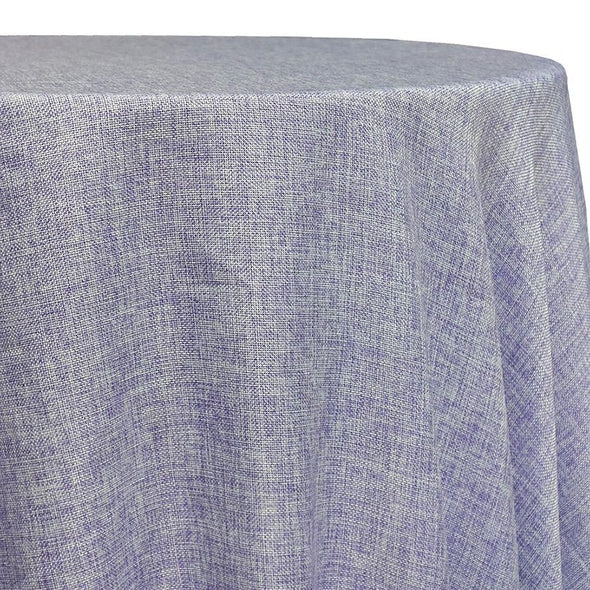 Imitation Burlap Table Linen in Lavender | Rental