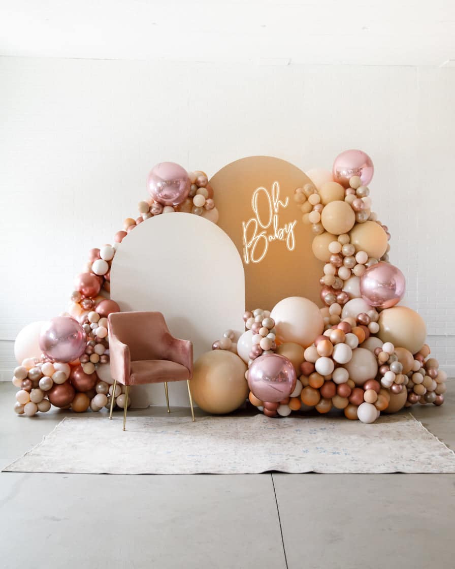 Bashful Blues – The Cabriole Set with Neon Sign | Rental