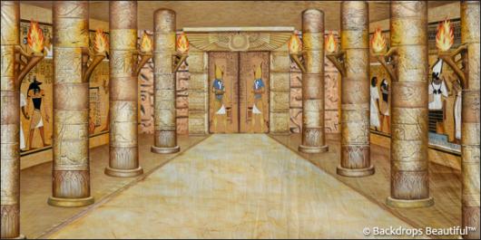 Egyptian Tomb 4 Columns | Rental