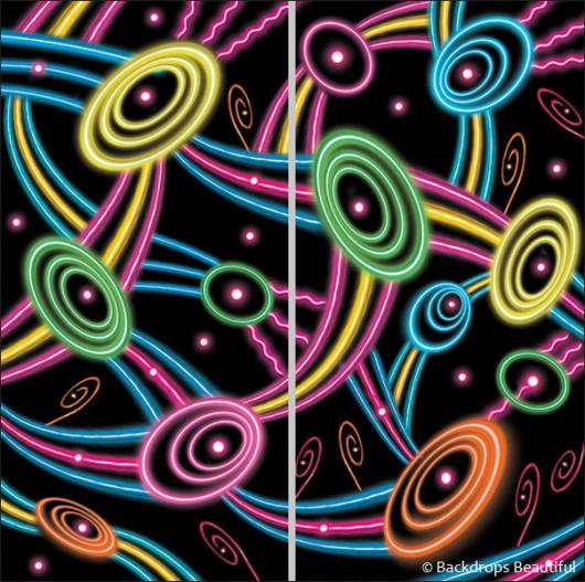 Neon Lights  7 Panel | Rental