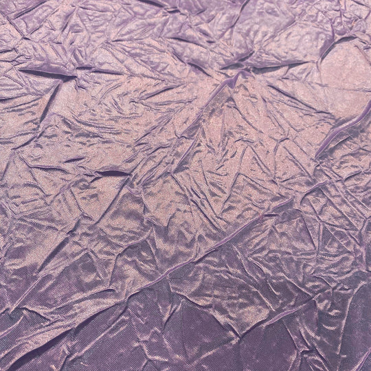 Crush Satin (Bichon) Drapery Panel in Mauve 055 | Rental