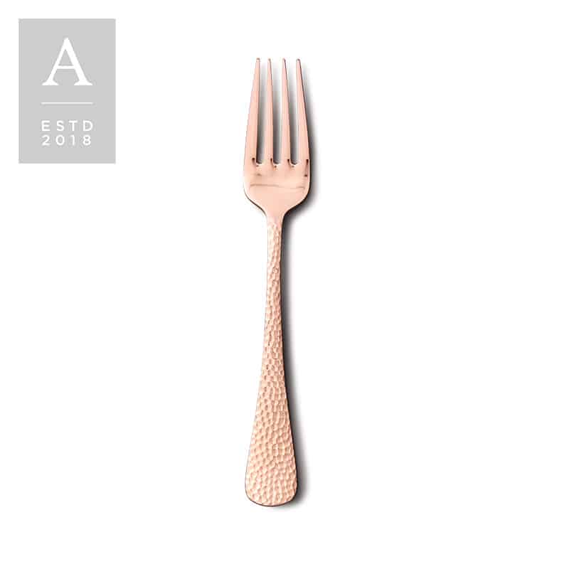 Nico Copper Mirror Serving Fork | Rental