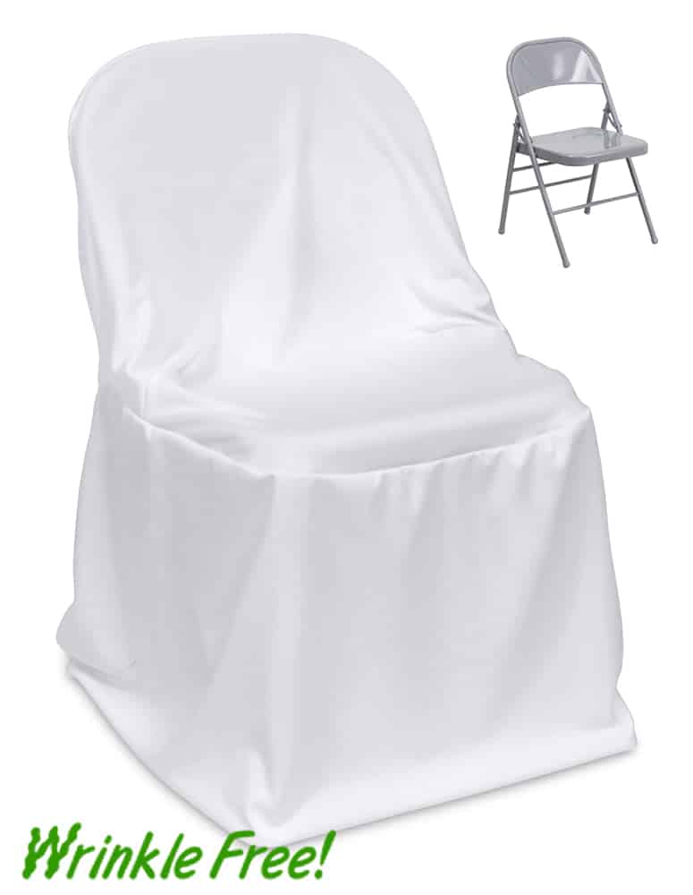 Scuba (Wrinkle-Free) Metal Folding Chair Cover – Premium Quality | Rental