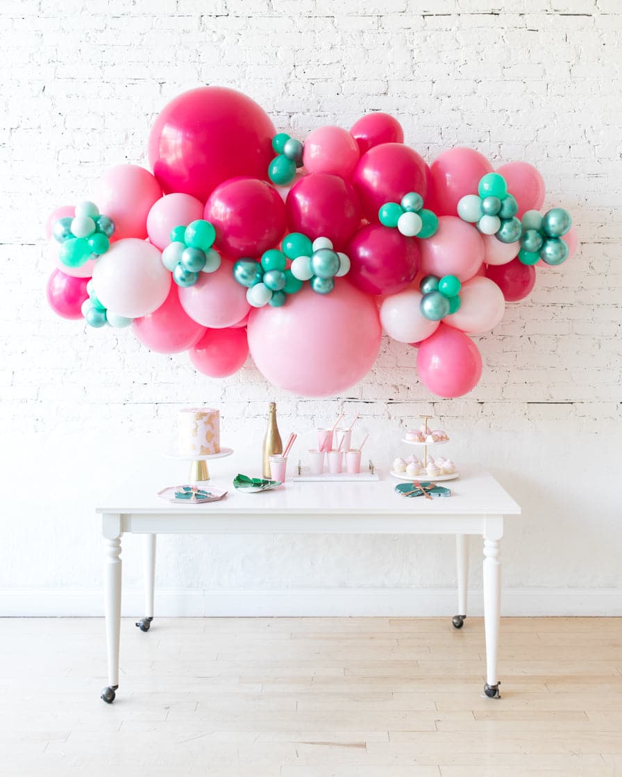 Flamingo Fling – Backdrop Balloon Garland Install Piece | Rental Flamingo Fling – Backdrop Balloon Garland Install Piece | Rental