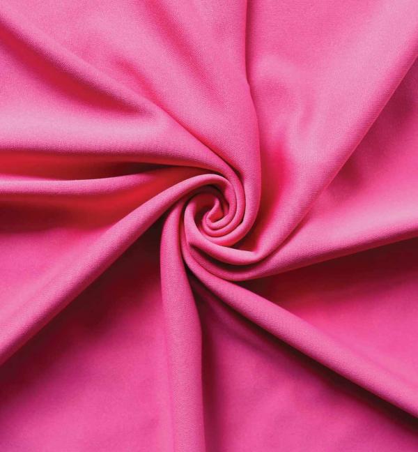 *IFR* Poly Stretch / Scuba Cloth Drape Panel w/ Sewn Rod Pocket (IFR) – Hot Pink | Rental *IFR* Poly Stretch / Scuba Cloth Drape Panel w/ Sewn Rod Pocket (IFR) – Hot Pink | Rental