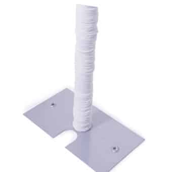 10ft Spandex Pole Cover (for upright 8ft & under) – White | Rental 10ft Spandex Pole Cover (for upright 8ft & under) – White | Rental