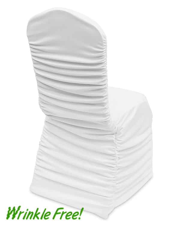 Scuba (Wrinkle-Free) Rouge V.1 Chair Cover – Premium Quality | Rental