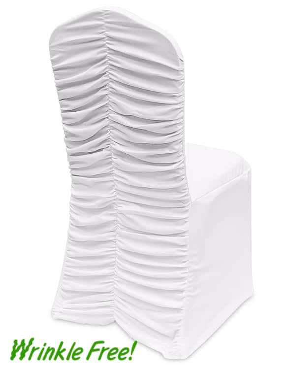 Scuba (Wrinkle-Free) Rouge V.2 Chair Cover – Premium Quality | Rental