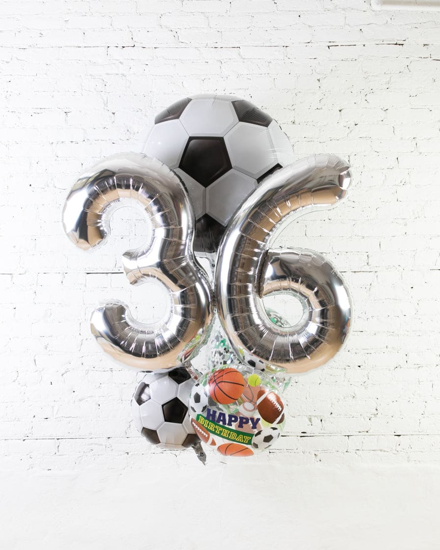 GIFT-Soccer Theme Double Digit Birthday Bouquet | Rental