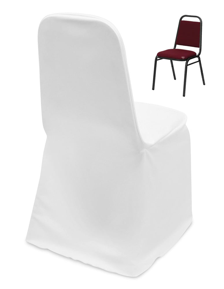 Poplin Stacking Banquet Chair Cover – Basic Quality | Rental