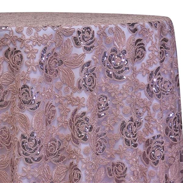 Blush - Sweetheart Lace Overlay by Eastern Mills - Many Size Options | Rental