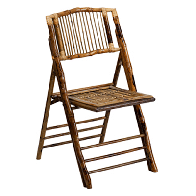 FirmFold™ Bamboo Folding Chair | Rental