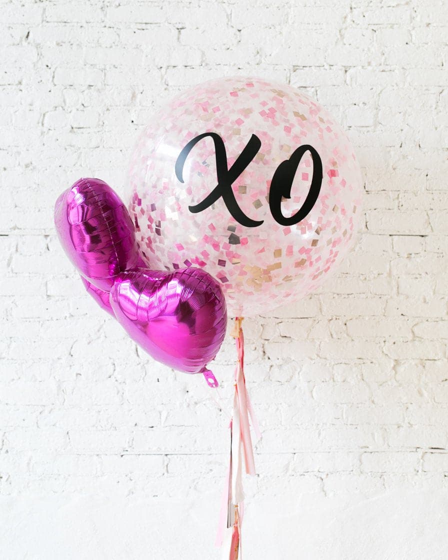 GIFT-Giant XO Love Palette Confetti Balloon | Purchase GIFT-Giant XO Love Palette Confetti Balloon | Purchase