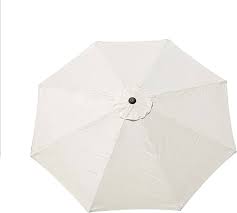 9′ Market Umbrella Kit – Off White | Rental