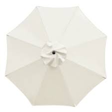 9′ Market Umbrella Kit – Antique White | Rental