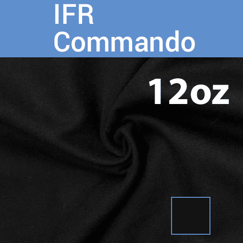 12oz. Fire Retardant Duvetyne/Commando Cloth – Sewn Drape Panel w/ 4″ Rod Pockets – 8ft in Black | Rental 12oz. Fire Retardant Duvetyne/Commando Cloth – Sewn Drape Panel w/ 4″ Rod Pockets – 8ft in Black | Rental