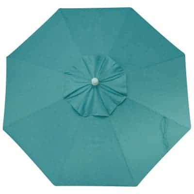 9′ Market Umbrella Kit – Aqua | Rental