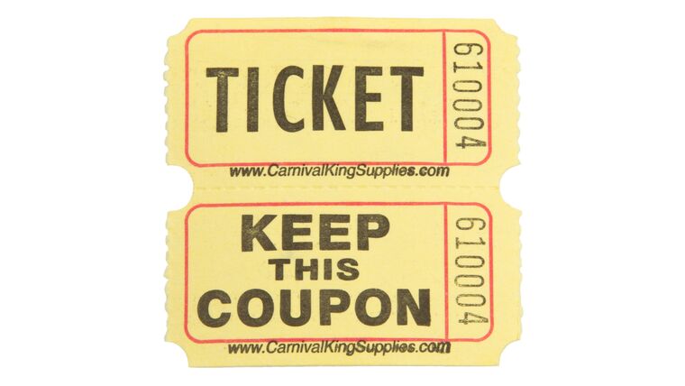 Yellow Stack Roll Tickets (Double Roll - 2,000 Tickets) Purchase | Rental