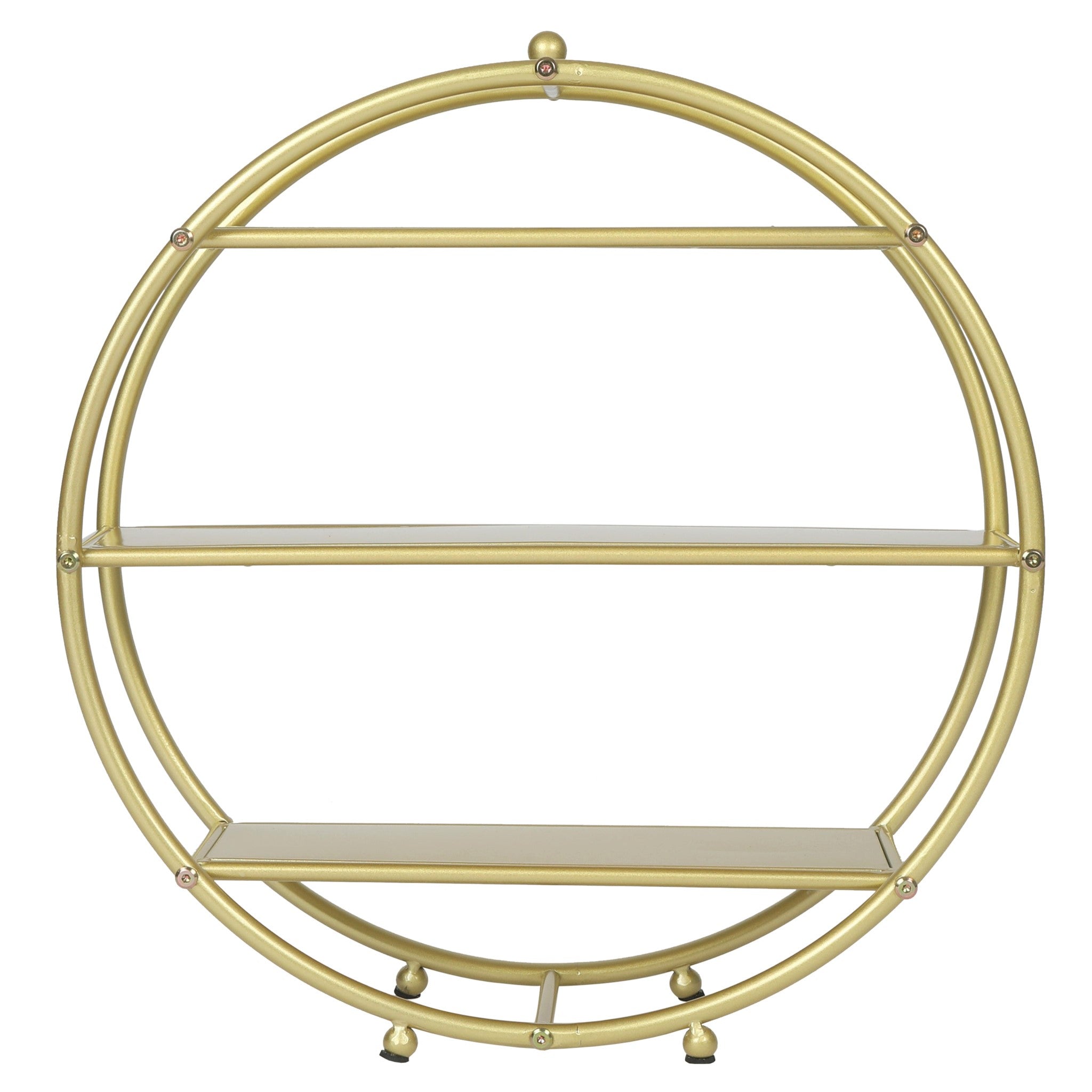 3 Tier Wheel Ring Dessert Stand – Gold | Rental