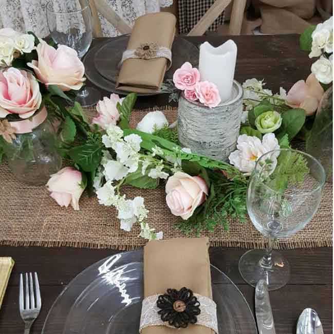 Burlap Table Runner | Rental