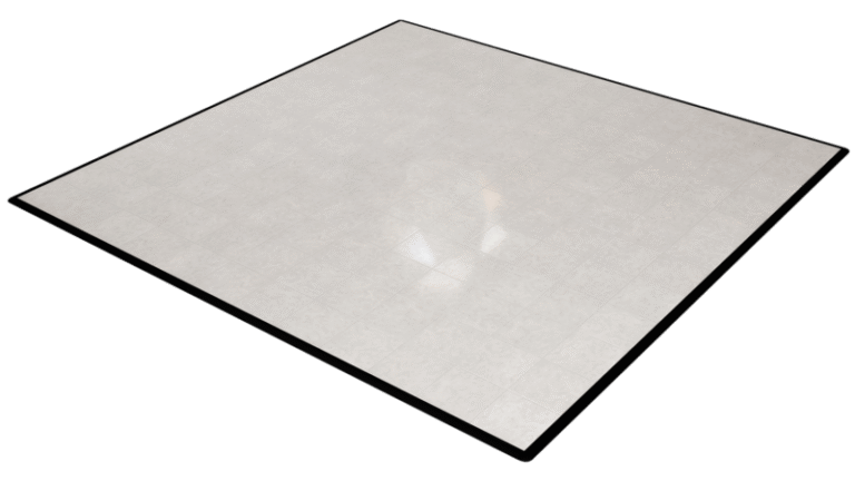 21′ x 21′ White Marble Dance Floor Rental | Rental