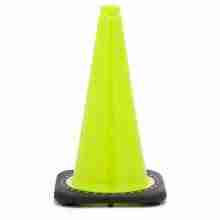 18" Traffic Safety Cone (3 LB) - Lime