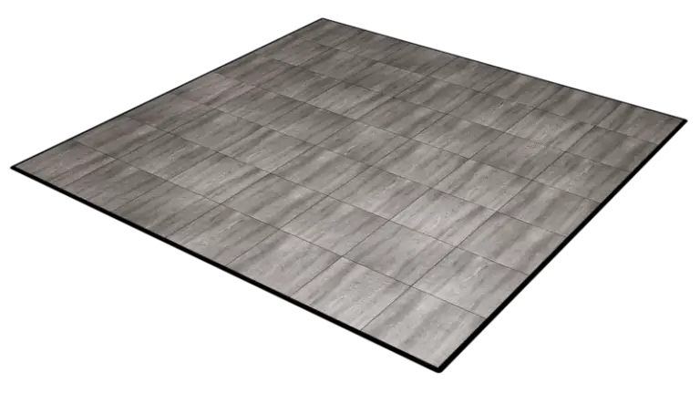 21' x 21' Smoked Oak Dance Floor Rental