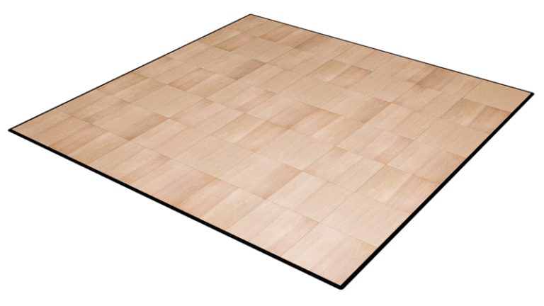 24′ x 24′ Light Maple Dance Floor Rental | Rental