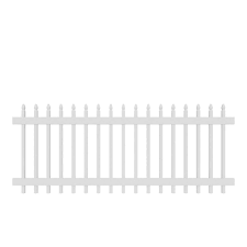 3.81′ x 2.83′ White Gothic Picket Vinyl Fence Panel | Rental 3.81′ x 2.83′ White Gothic Picket Vinyl Fence Panel | Rental
