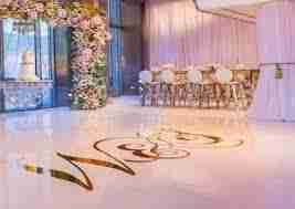 Custom Size | Gloss Vinyl Mono Gram Sticker Dance Floor Piece | Rental Custom Size | Gloss Vinyl Mono Gram Sticker Dance Floor Piece | Rental