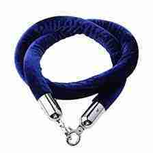 5′ Royal Blue Velour Stanchion Rope With Chrome Ends Rental | Rental 5′ Royal Blue Velour Stanchion Rope With Chrome Ends Rental | Rental