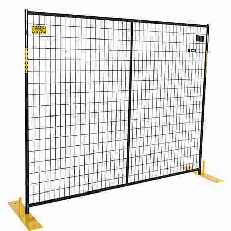 7.25′ x 6’H Black Perimeter Patrol Temporary Fencing Panels | Rental 7.25′ x 6’H Black Perimeter Patrol Temporary Fencing Panels | Rental