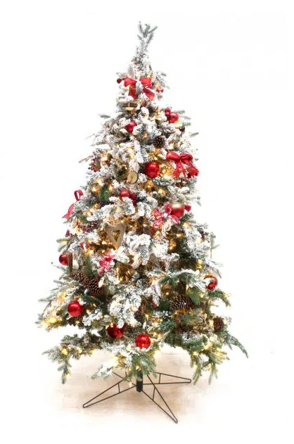 Alpine Dressed Luxury Christmas Tree With Fairy | Rental
