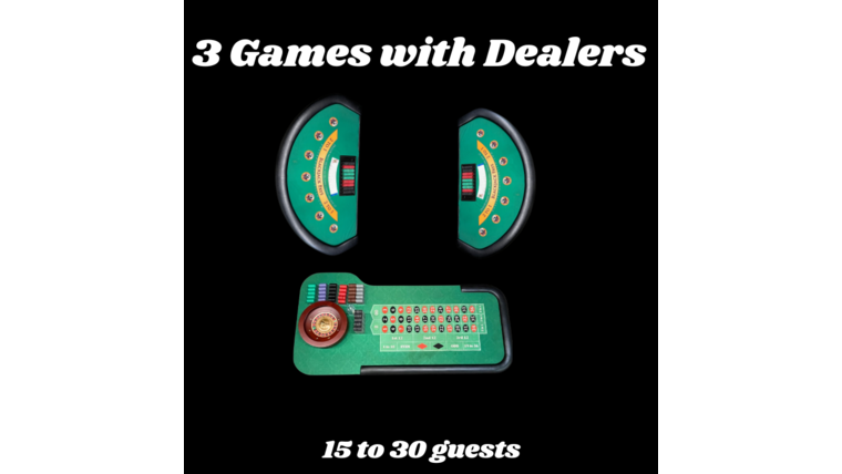 "Lady Luck" 3 Casino Game Package Rental