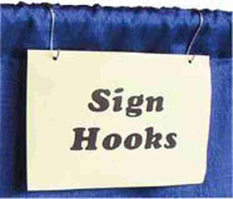 “S” Sign Hook Rental | Rental “S” Sign Hook Rental | Rental