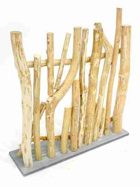 Small Driftwood Fence Section | Rental
