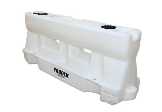 Water/Sand Ballastable Roadway Jersey Barrier – 32 in. H x 72 in. L x 18 in. W, 85 lbs – White | Rental