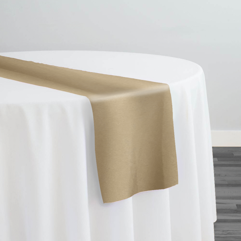 Scuba (Wrinkle-Free) Table Runner in Taupe 1189 | Rental Scuba (Wrinkle-Free) Table Runner in Taupe 1189 | Rental