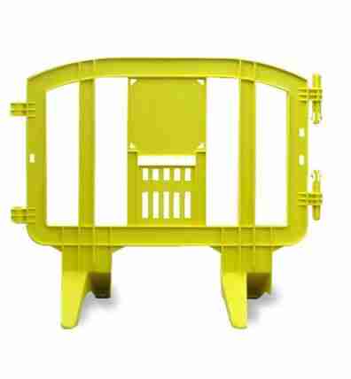 4′ Minit Plastic Crowd Control Barricade – Yellow | Rental 4′ Minit Plastic Crowd Control Barricade – Yellow | Rental