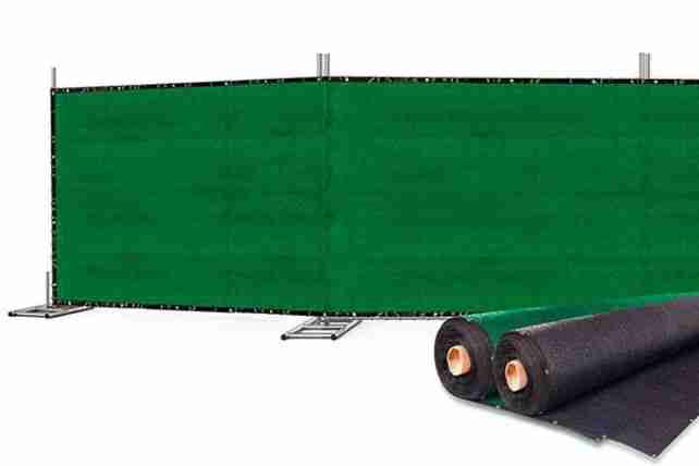 50′ x 5.8′ Privacy Wind Screen – Green | Rental 50′ x 5.8′ Privacy Wind Screen – Green | Rental