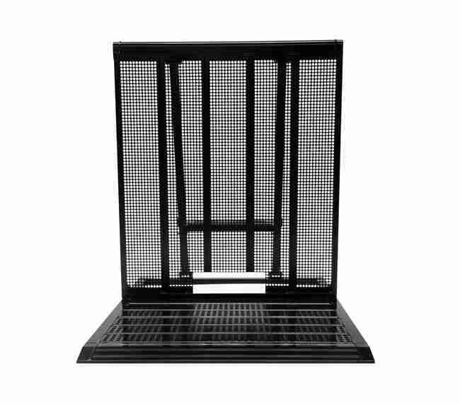 Cable Path Metal Blow-Through Concert Crowd Barricade Rental – Black | Rental