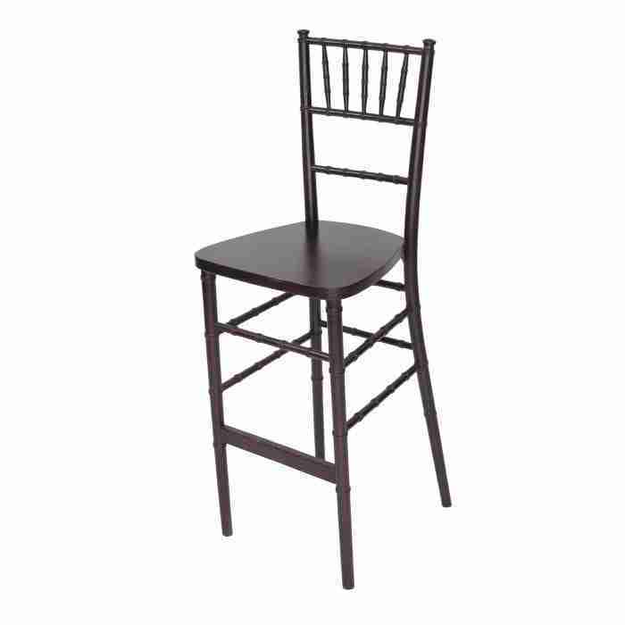 Chiavari Barstool – Mahogany | Rental