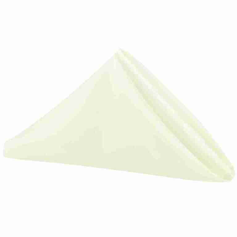 Taffeta Napkin 20″x20″ – Ivory | Rental