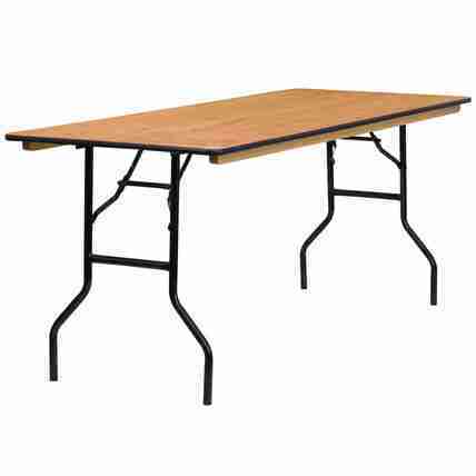 Banquet Table | Wood | Rectangle | 8′ x 42″ | Rental Banquet Table | Wood | Rectangle | 8′ x 42″ | Rental